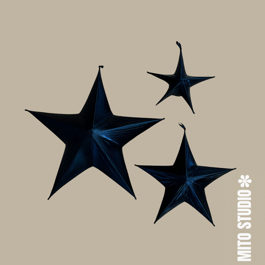 Estrella Negra Metálica